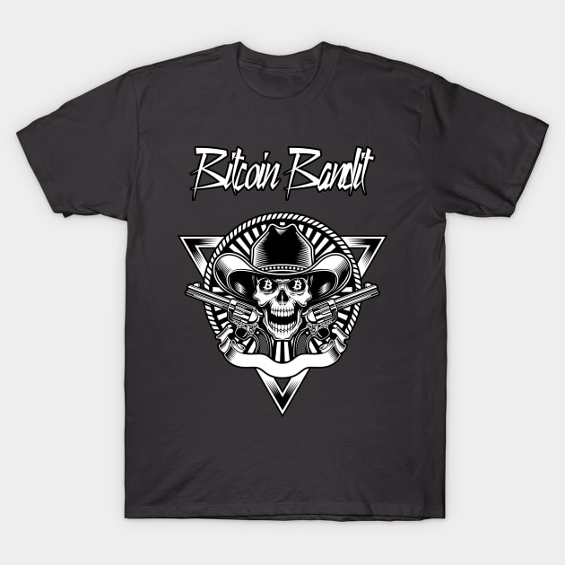 Bitcoin Bandit T-Shirt by CryptoTextile